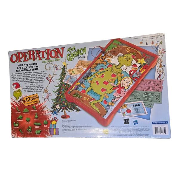 Operation The Grinch Dr. Suess game NIB - Picture 2 of 4